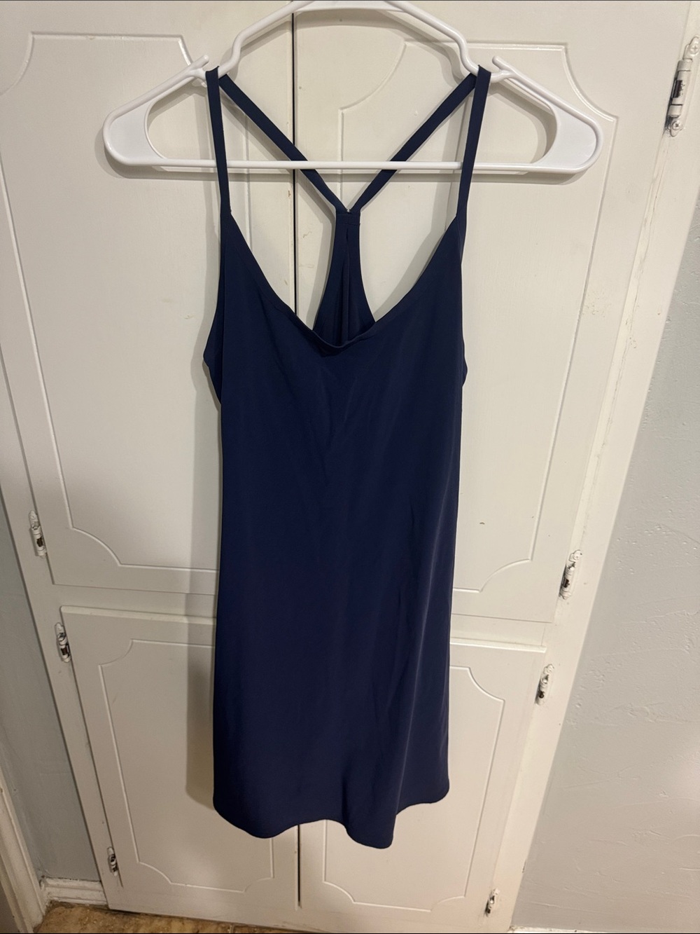 Outdoor Voices Navy Racerback Athletic Dress